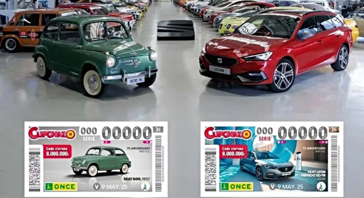 El Cuponazo del 75 aniversario de Seat reparte casi 4 millones en ocho regiones