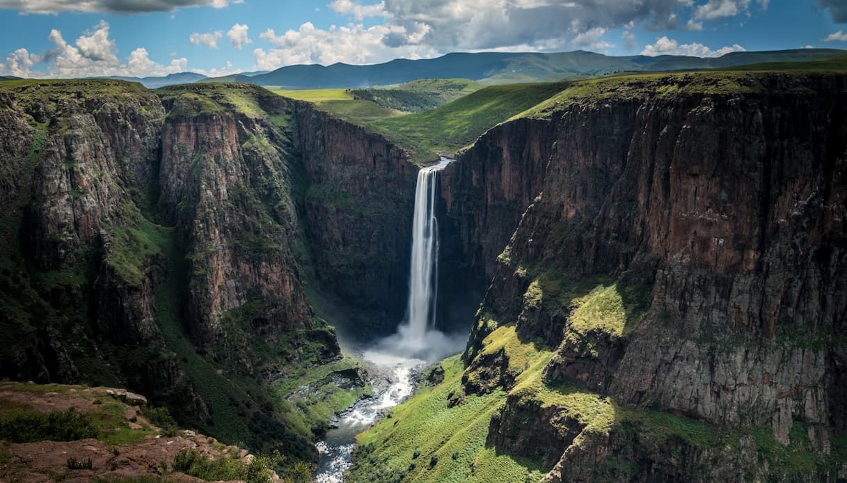 Cascada de Maletsunyane: El velo de agua que cae del cielo, entre leyendas y silencios de África