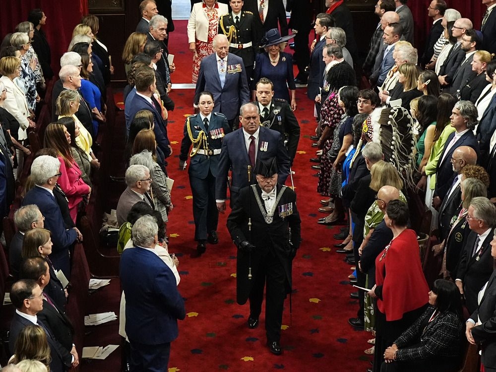 The wacky ceremony that Canada had to complete before letting the King speak