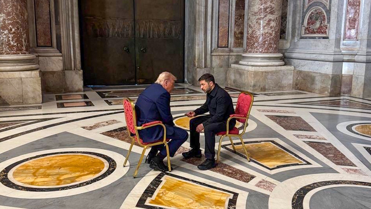 President Trump reveals what he told Zelenskyy during viral meeting at the Vatican