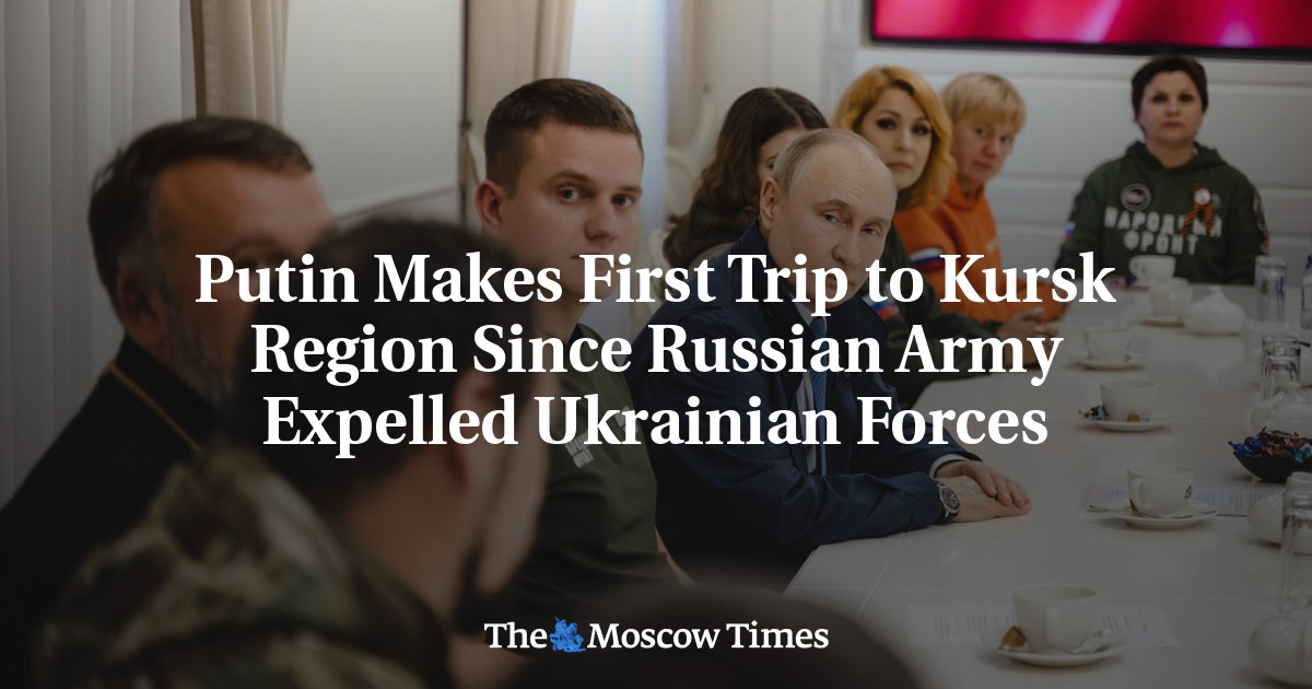 Putin, Rus Ordusunun Ukrayna Güçlerini Kovulmasından Bu Yana İlk Kez Kursk Bölgesine Seyahat Ediyor