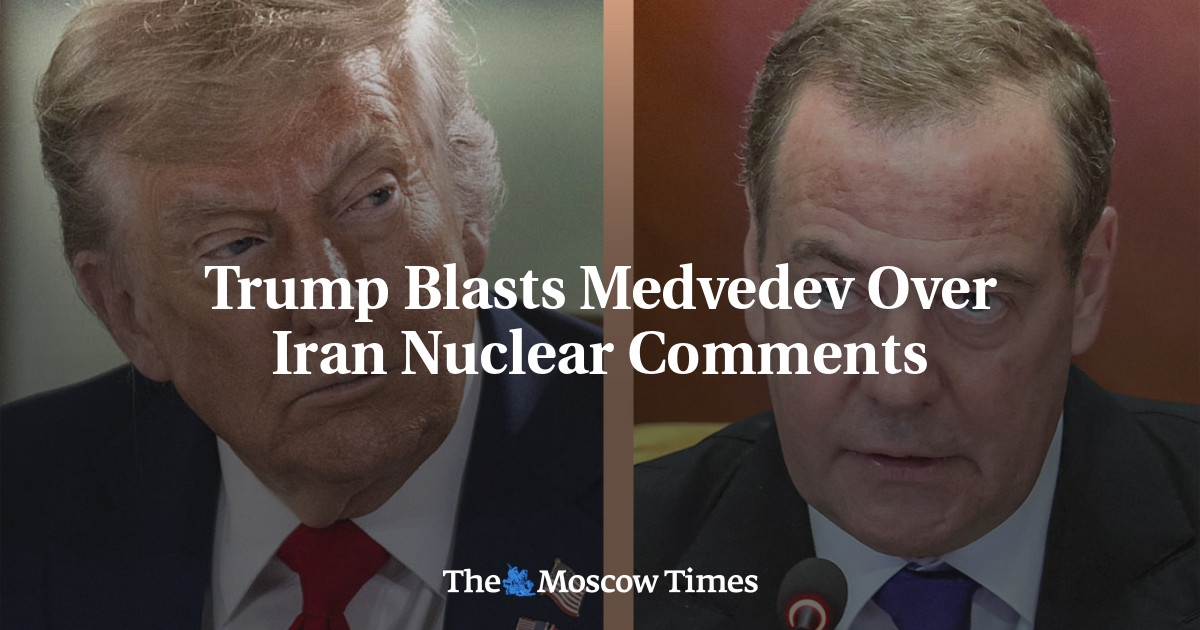 Trump critique Medvedev pour ses propos sur le nucléaire iranien