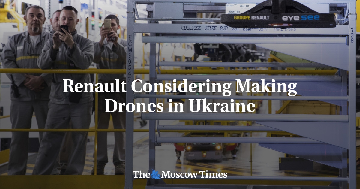 Renault considera fabricar drones na Ucrânia