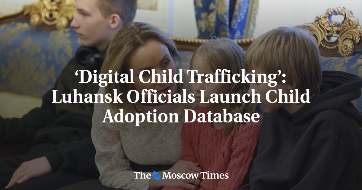"Traffico digitale di bambini": i funzionari di Luhansk lanciano un database per l'adozione dei bambini