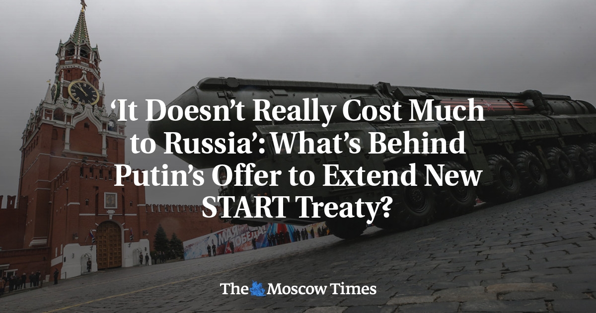 „Es kostet Russland nicht wirklich viel“: Was steckt hinter Putins Angebot, den neuen START-Vertrag zu verlängern?