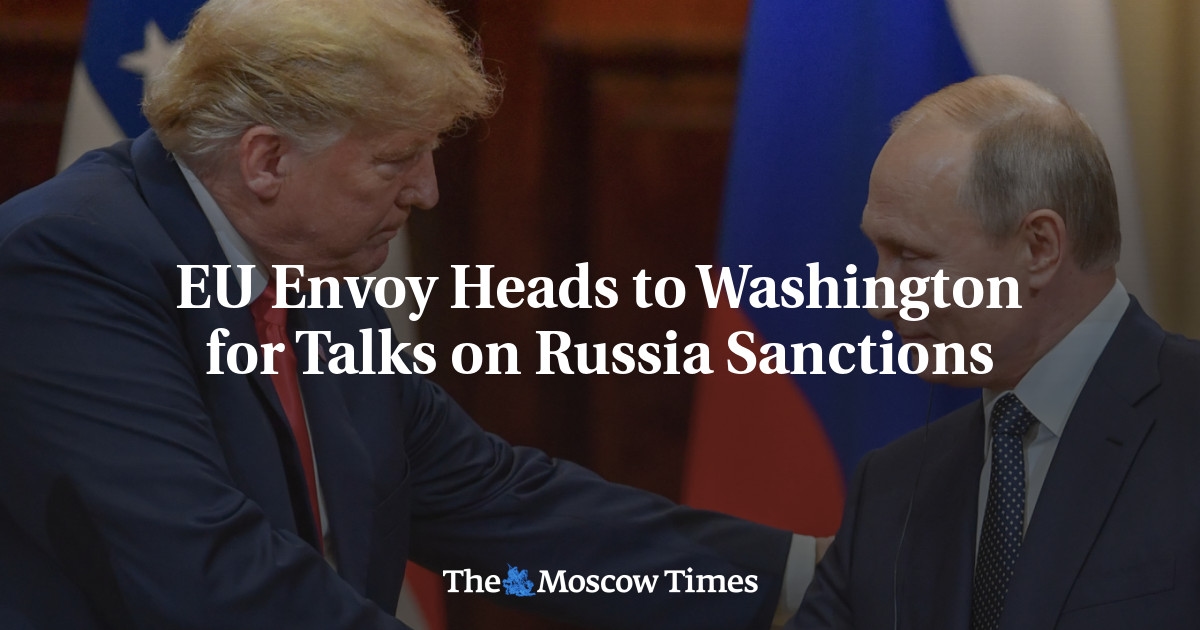 Enviado da UE vai a Washington para negociações sobre sanções à Rússia