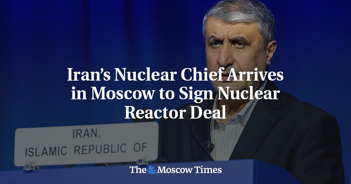 Il responsabile nucleare iraniano arriva a Mosca per firmare l'accordo sul reattore nucleare
