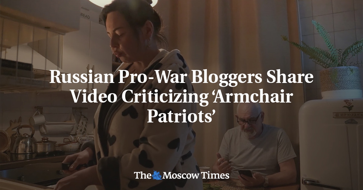 Russische pro-oorlogsbloggers delen video waarin ze kritiek leveren op 'luie patriotten'