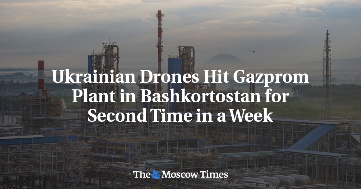 Drones ucranianos atingem fábrica da Gazprom em Bashkortostan pela segunda vez em uma semana