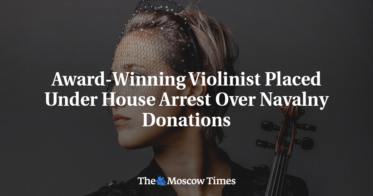 Violinista pluripremiato agli arresti domiciliari per le donazioni a Navalny