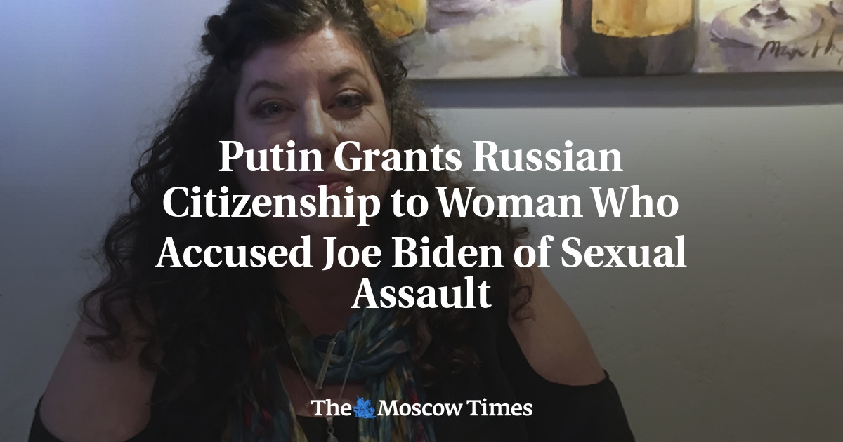 Poutine accorde la nationalité russe à la femme qui a accusé Joe Biden d'agression sexuelle.
