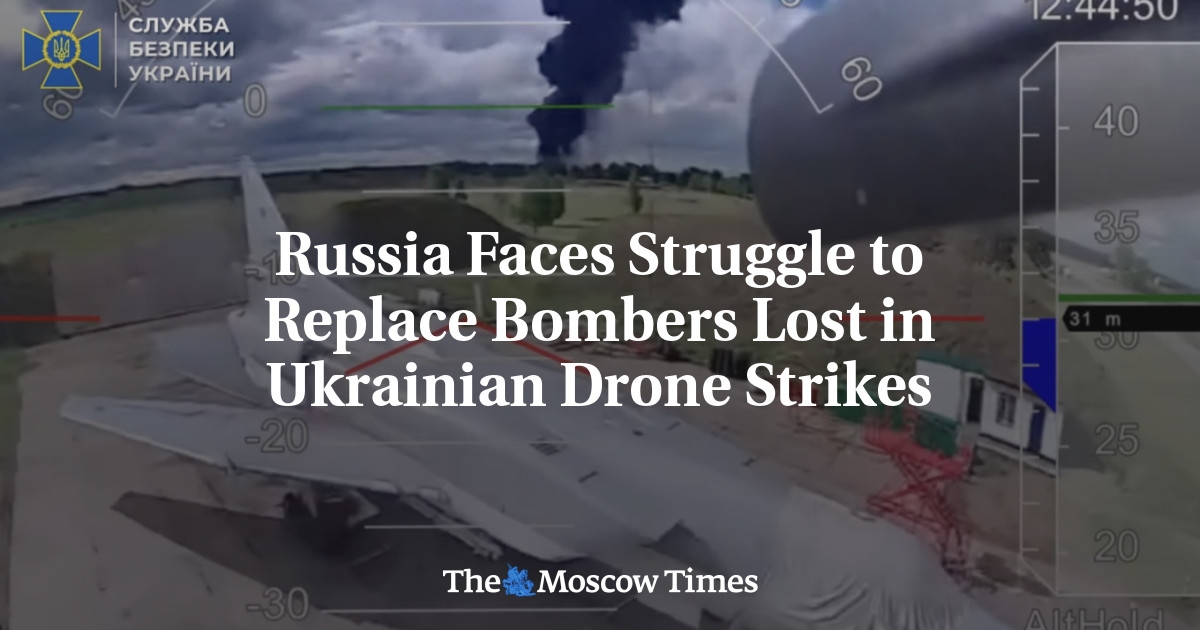Russland muss die durch ukrainische Drohnenangriffe verlorenen Bomber ersetzen