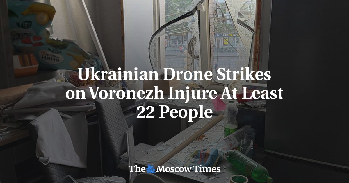 Ataques con drones ucranianos en Voronezh dejan al menos 16 heridos