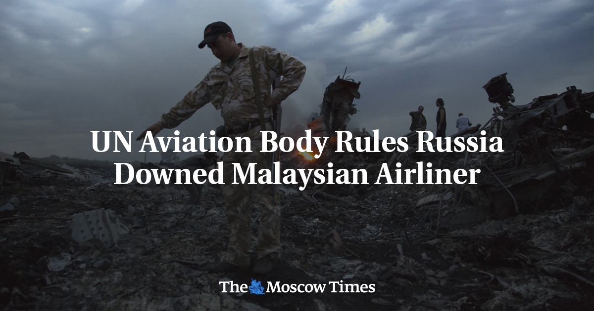 Órgão de Aviação da ONU decide que Rússia abateu avião da Malásia
