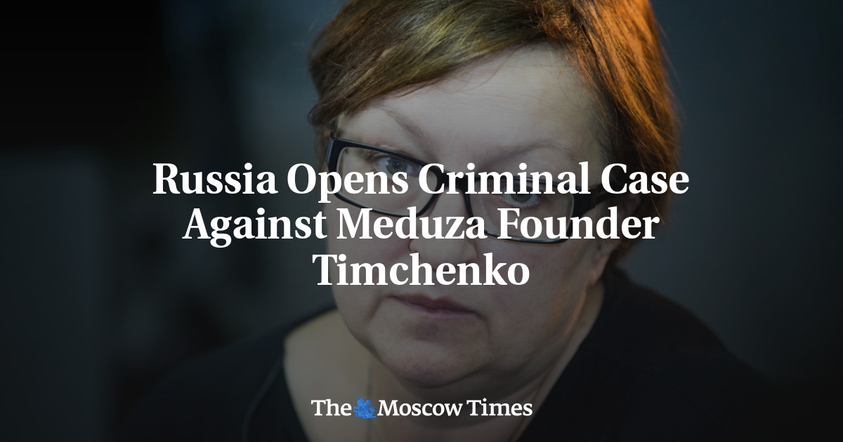 Rússia abre processo criminal contra o fundador da Meduza, Timchenko