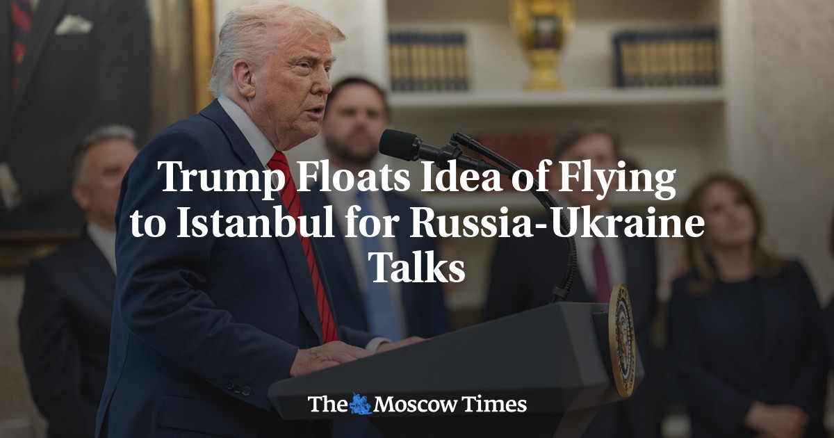 Trump sugere voar para Istambul para conversas entre Rússia e Ucrânia