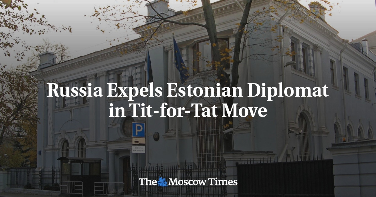 Rússia expulsa diplomata estoniano em retaliação