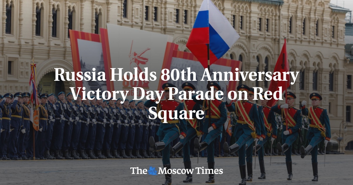 Russia Holds 80th Anniversary Victory Day Parade on Red Square