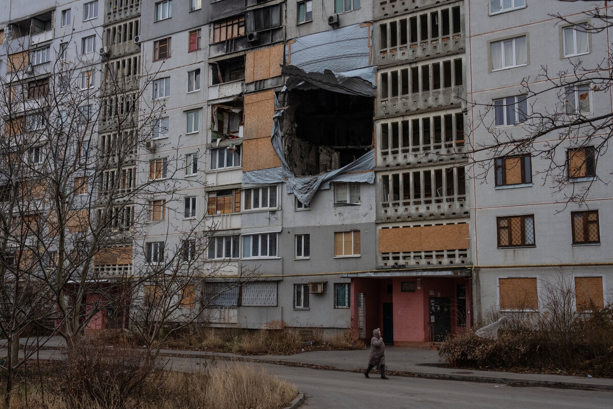 Tre anni di guerra in Ucraina: paura del rumore delle lavatrici