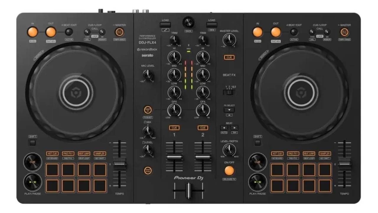 Um favorito para DJs da nova geração: quebre barreiras com o controlador DJ Pioneer DJ DDJ-FLX4