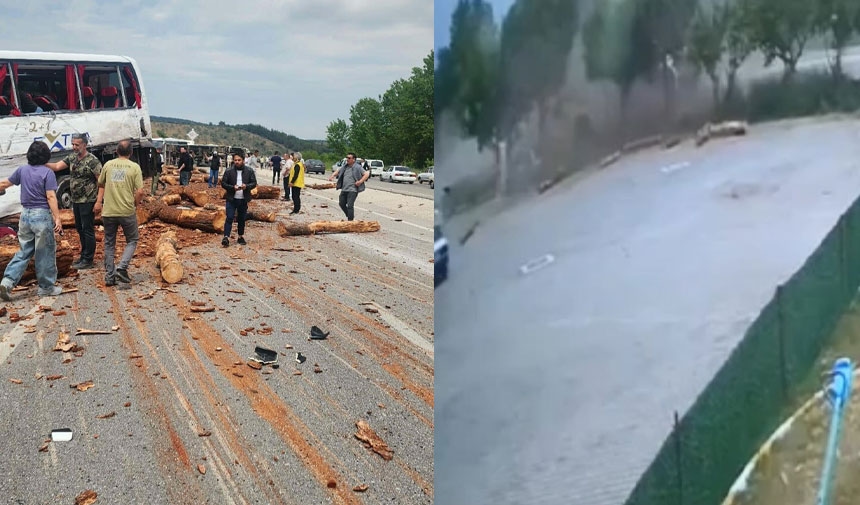 8 Menschen verloren ihr Leben! Aufnahmen des Unfalls in Çanakkale sind aufgetaucht