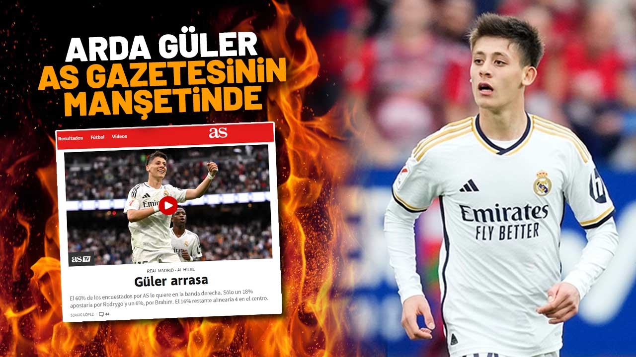 Sondage saisissant de la presse espagnole ! Voici la réponse d'un supporter madrilène à Arda Güler.