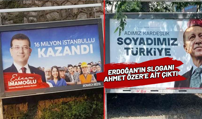 Imamoğlu est parti, Erdoğan est venu des panneaux publicitaires à Istanbul