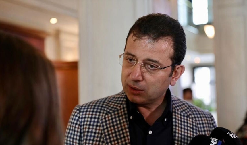Mini-Interview mit İmamoğlu vor Gericht