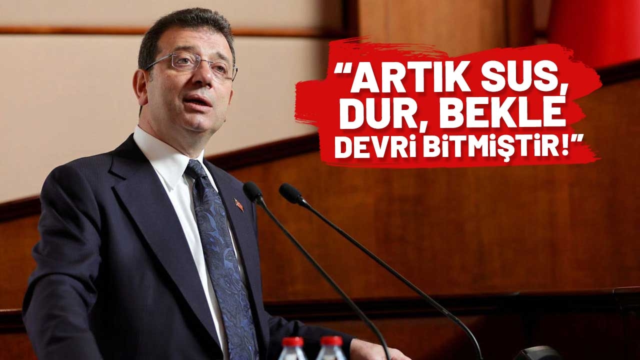 İmamoğlu bu kez üç alana seslendi: Bu bir beka meselesi