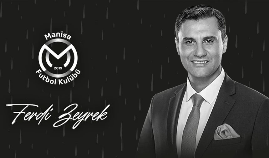 Een speciaal shirt van Manisa FK ter nagedachtenis aan Ferdi Zeyrek