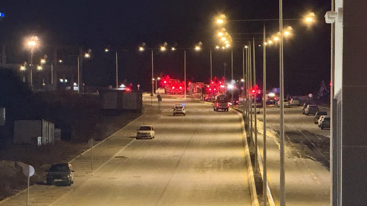Un incendie se déclare dans la zone industrielle privée d'Arnavutköy