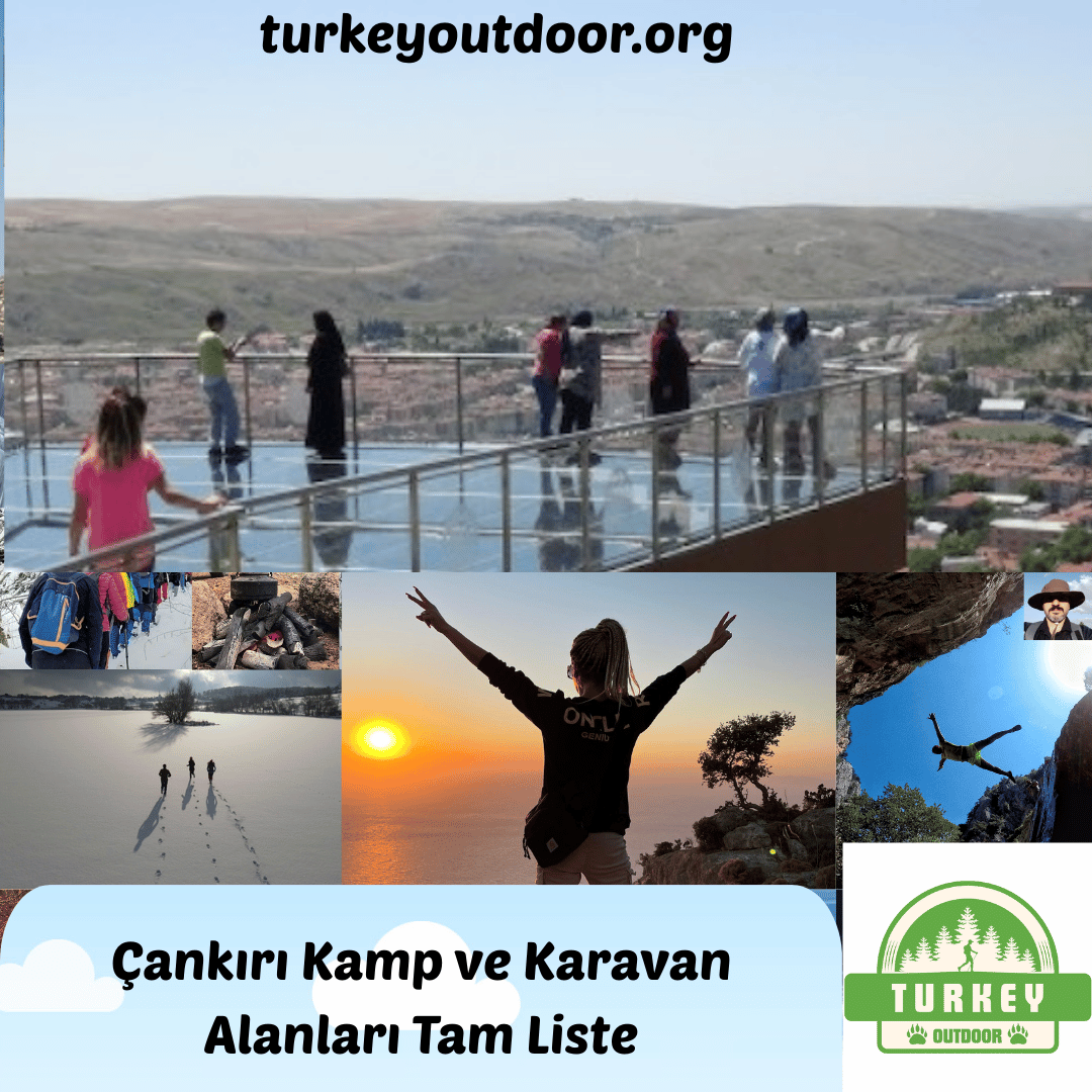 Volledige lijst van kampeer- en caravangebieden in Çankırı