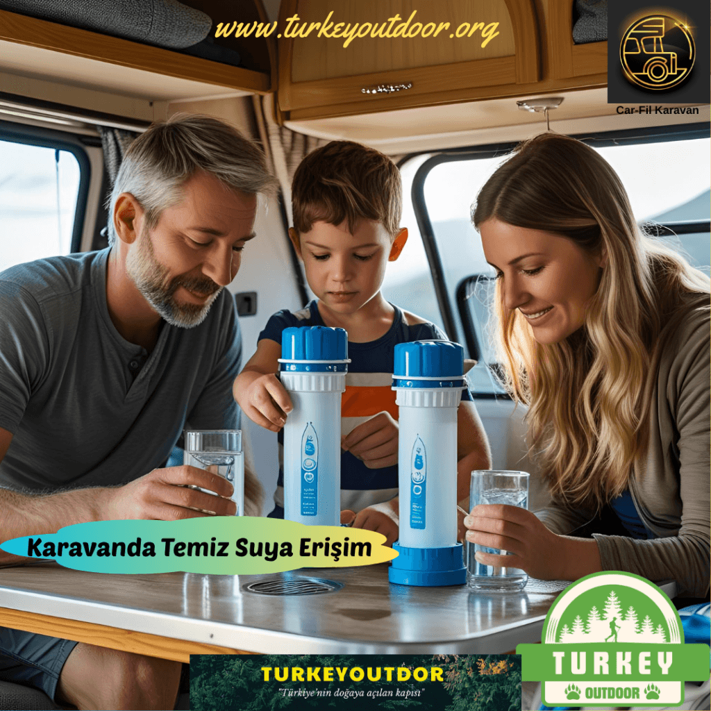 Toegang tot schoon water in de caravan