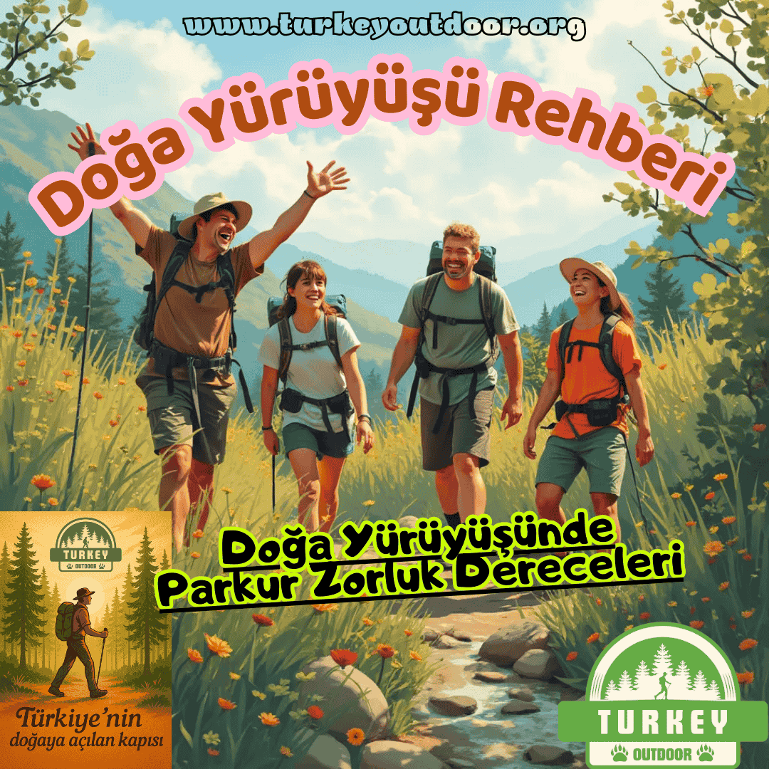 Níveis de dificuldade e pontuações de trilhas para caminhadas na natureza