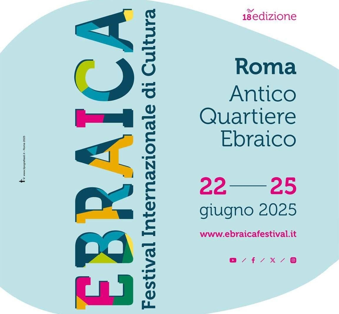 “Ebraica” returns, an international festival in Rome from 22 to 25 June