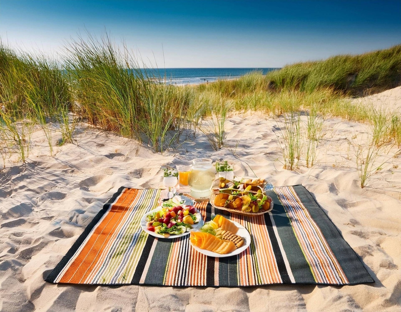 Summer, kids' packed lunches help reduce beach prices: "local, healthy, and low-cost."