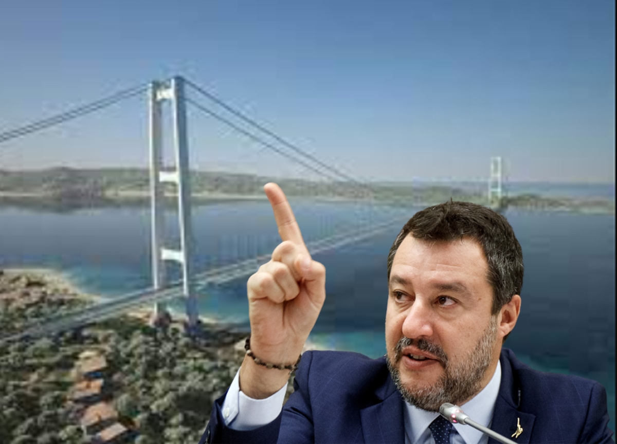 Anket: İtalyanların büyük çoğunluğu Messina Boğazı Köprüsü'nü destekliyor. Salvini için bir başarı.
