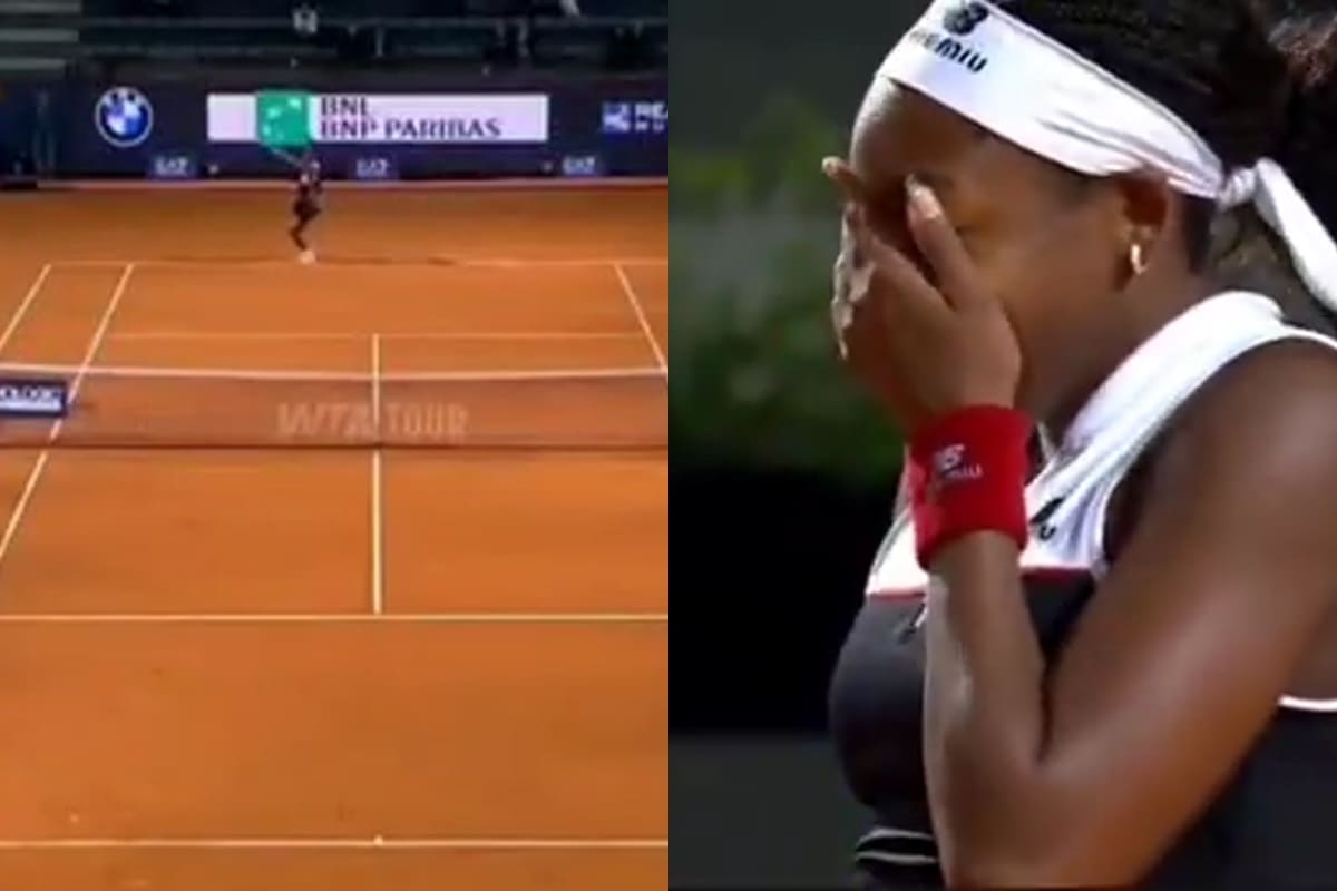 Confusione all'Atp di Roma, Gauff serve, ma Zheng non è in campo. VIDEO