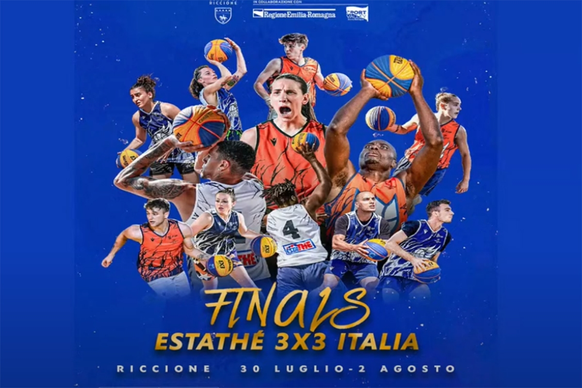 Basketbal: Laatste fase van de Estathé 3x3 Italia-finale gepresenteerd in Riccione