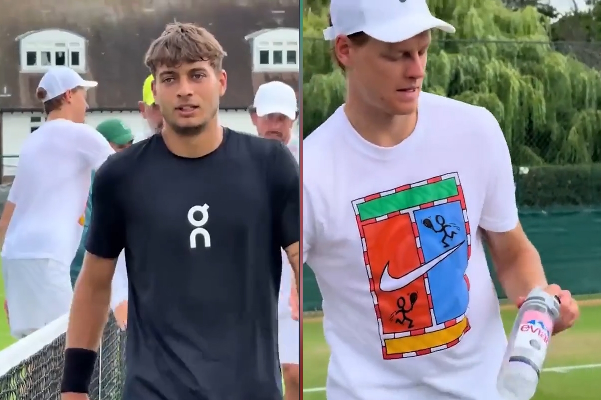 Wimbledon, Cobolli uitgeput na training met Sinner: "Het is eindelijk voorbij, ik ging dood"