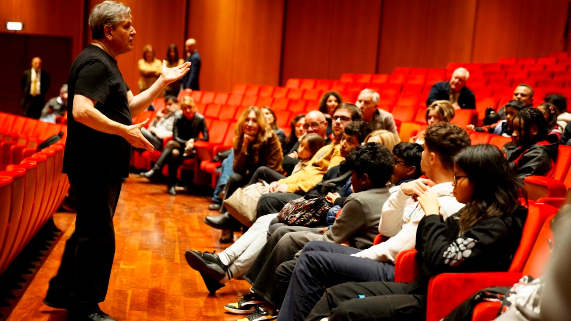 Les garçons de l'Orchestre Sanitansamble de Naples et Pappano