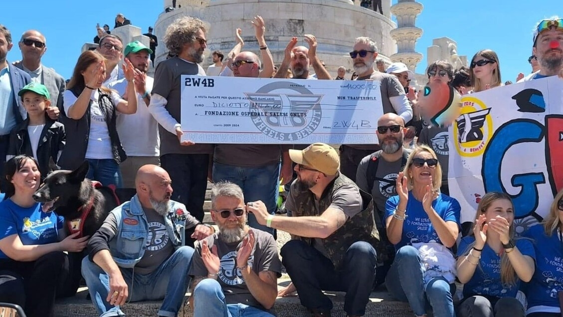 In 500 centauri ad Ancona per i piccoli ricoverati del Salesi