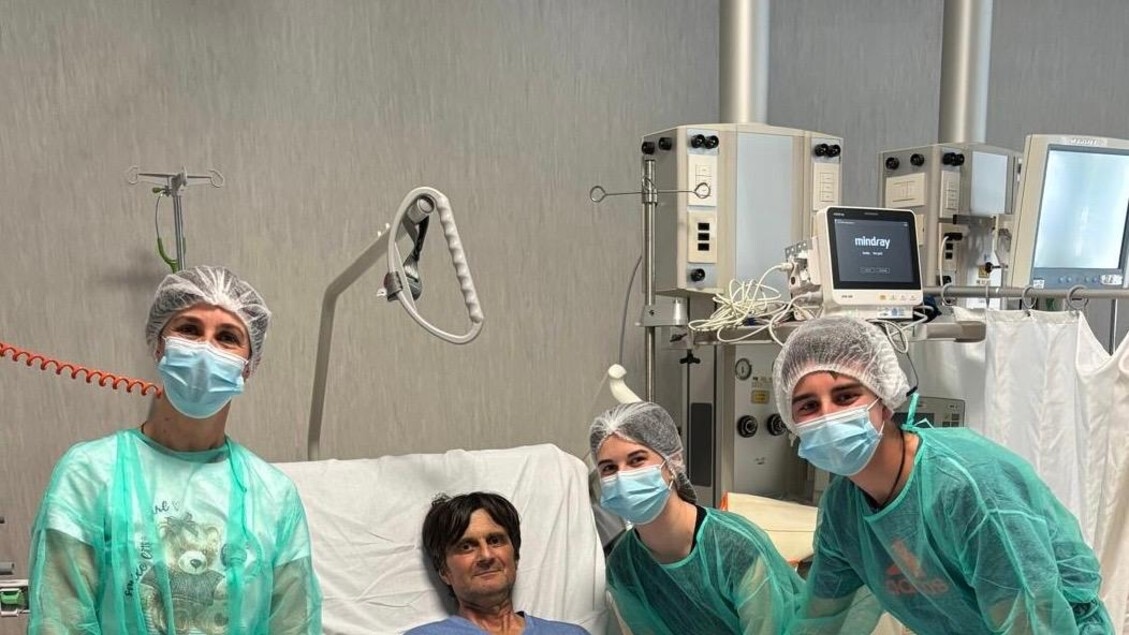 Fegato distrutto da un incidente sul lavoro, trapianto lo salva