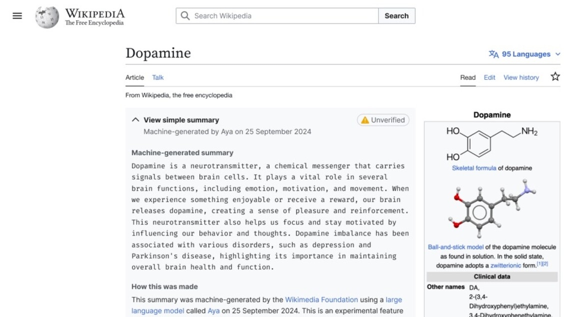 Wikipedia entfernt KI-generierte Zusammenfassungen, Redakteure protestieren
