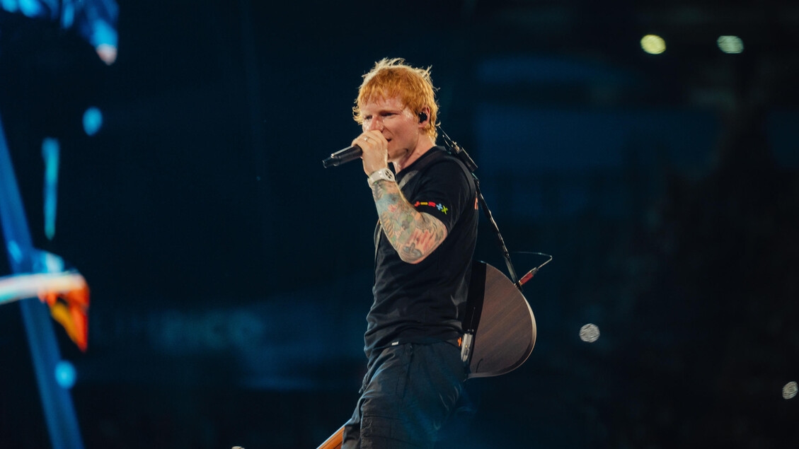 Ed Sheeran, Olimpico'da görkemli canlı performansıyla Roma'yı büyülüyor