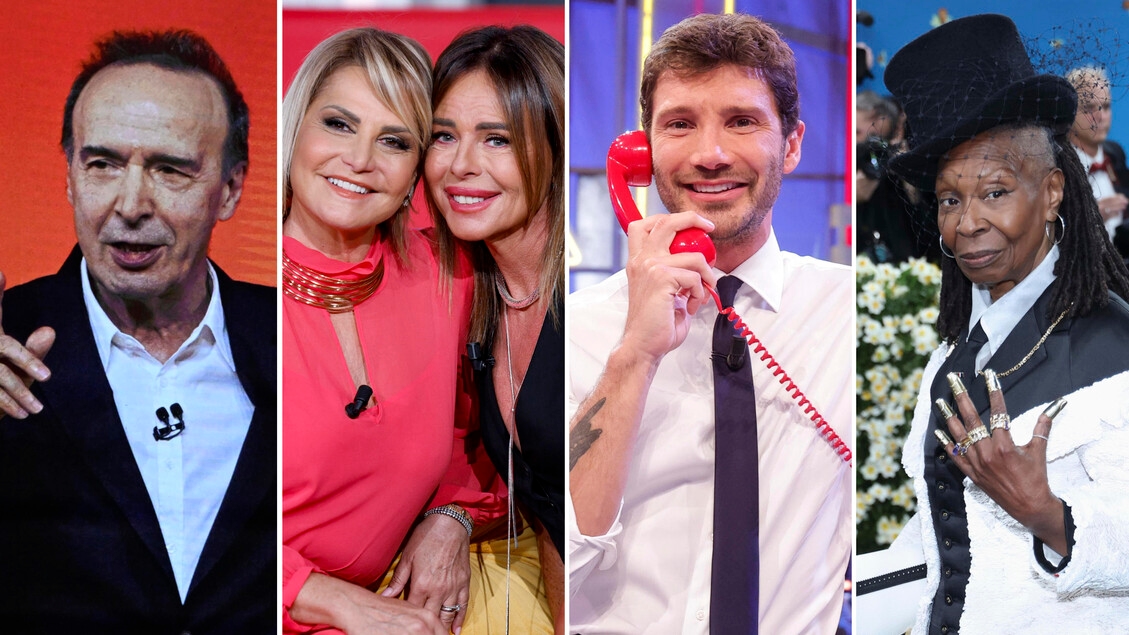 Regen von Bestätigungen in den Rai-Terminen, Roberto Benigni kommt und wird „San Pietro informieren“. Perego-Ventura fällt aus. Die Überraschung Whoopi Goldberg