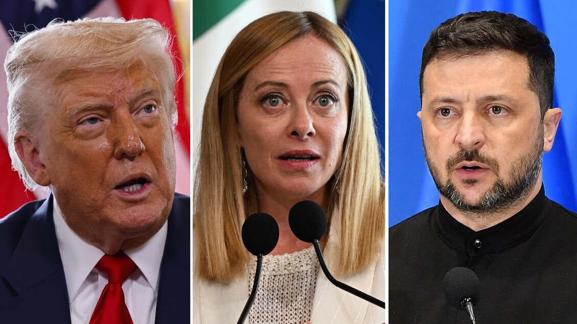 Meloni neemt deel aan een telefoongesprek met Zelensky en EU-leiders