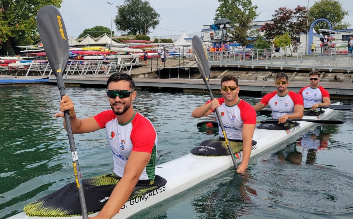 El dúo nacional de piragüismo se coronó campeón del mundo en K4 500m en Italia