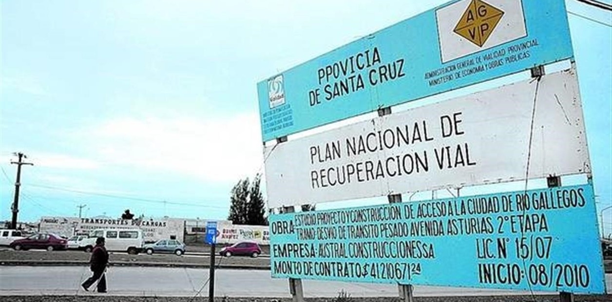Corruzione sulle strade: da "preferita" del kirchnerismo per i lavori stradali, Santa Cruz è passata dal non ricevere nulla.