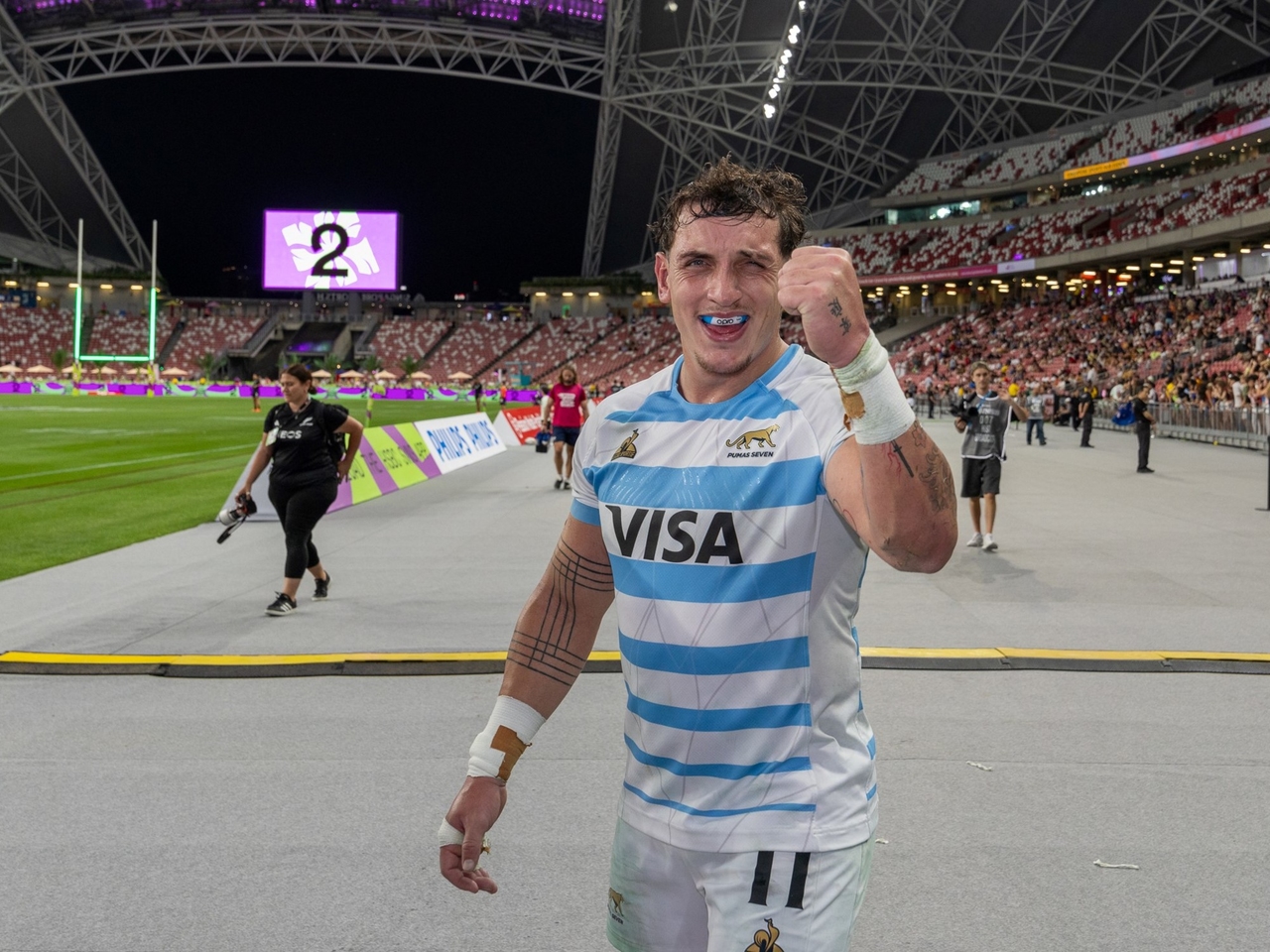 Luciano González Rizzoni, "la bola de demolición" de Los Pumas 7's: "El año pasado estuvimos cerca, así que ahora vamos por la doble"